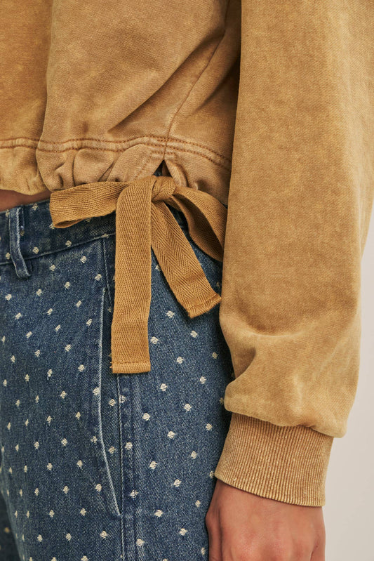 Soft Faded Mineral Washed Sweatshirt