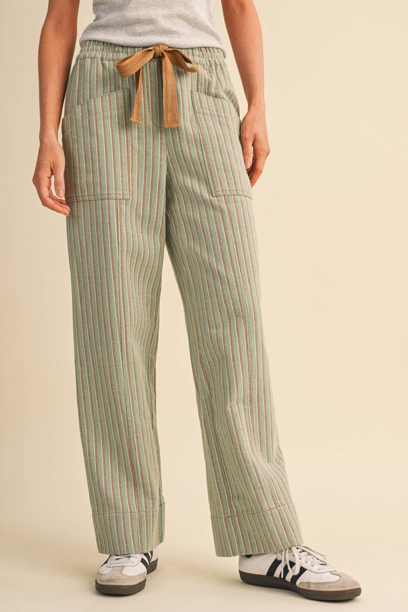 Meadow Stripe Drawstring Pants