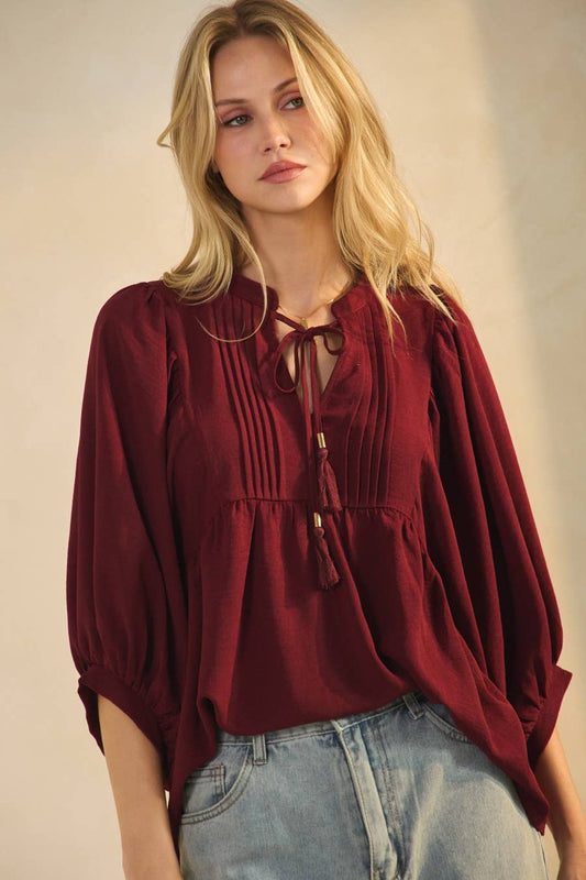 Lindsey Flowy Blouse