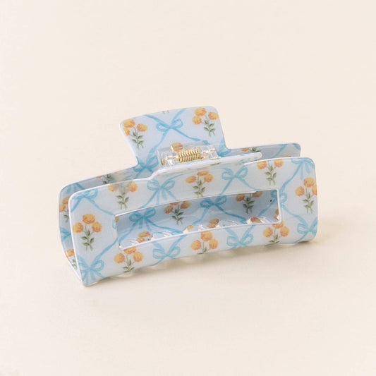 Claw Clip-Marigold Lane Blue - Milly's Boutique