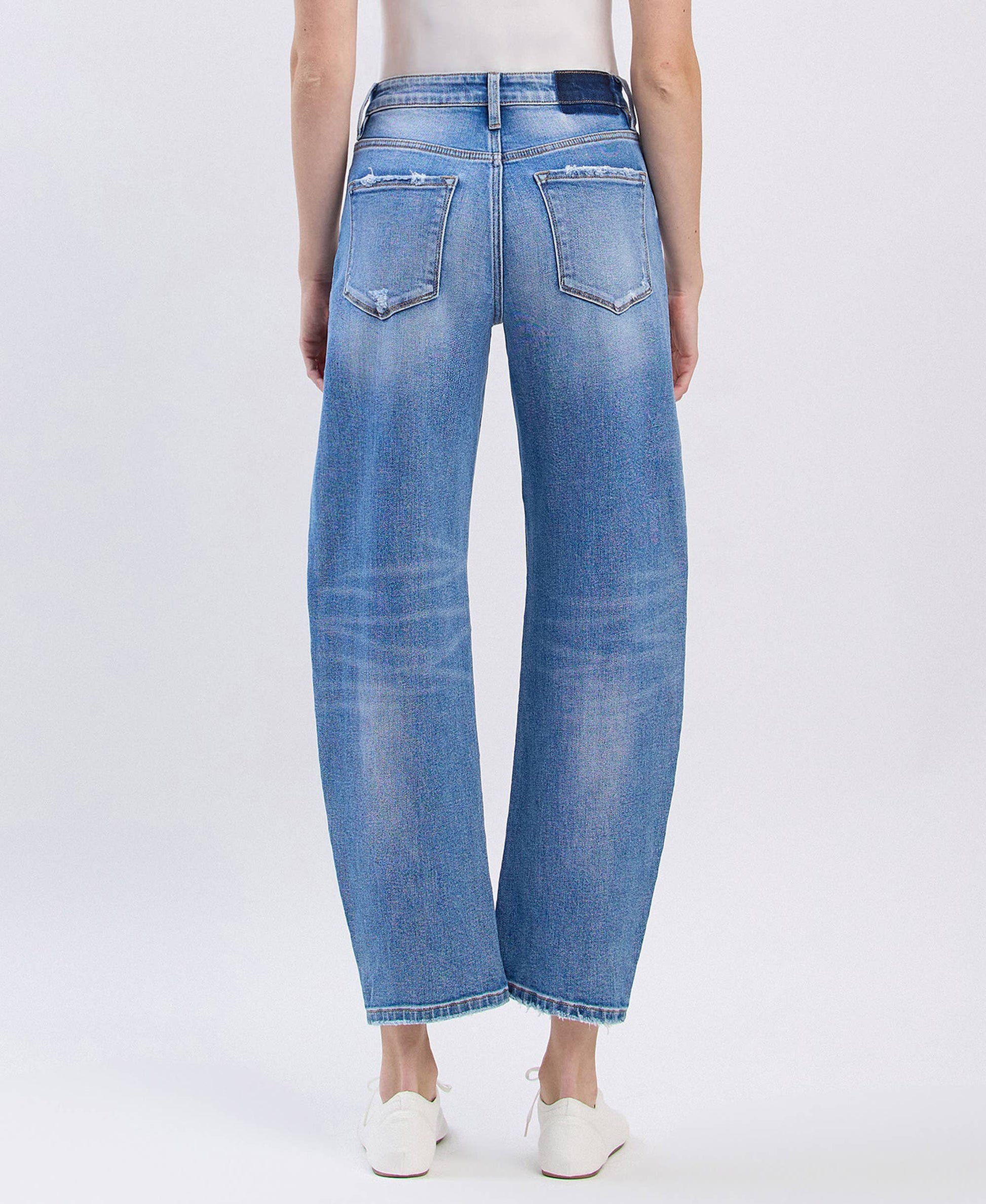 Cora Barrel Jeans - Milly's Boutique