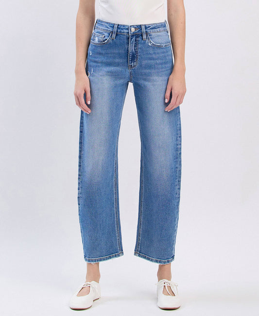 Cora Barrel Jeans - Milly's Boutique