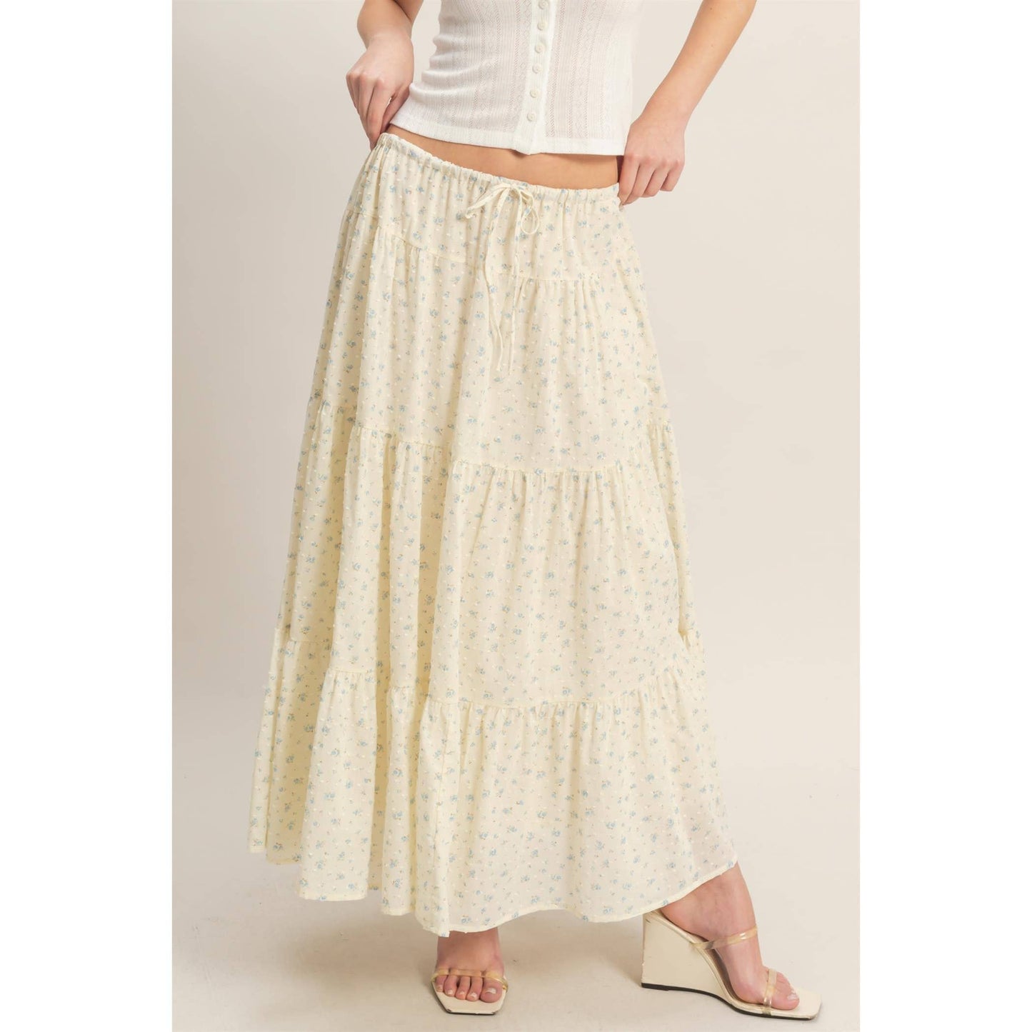 Jenny Floral Tiered Skirt