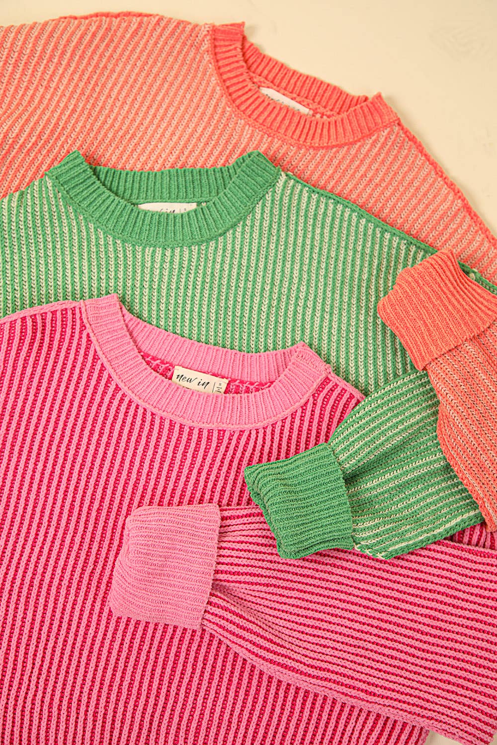 Holly Two Tone Striped Sweater