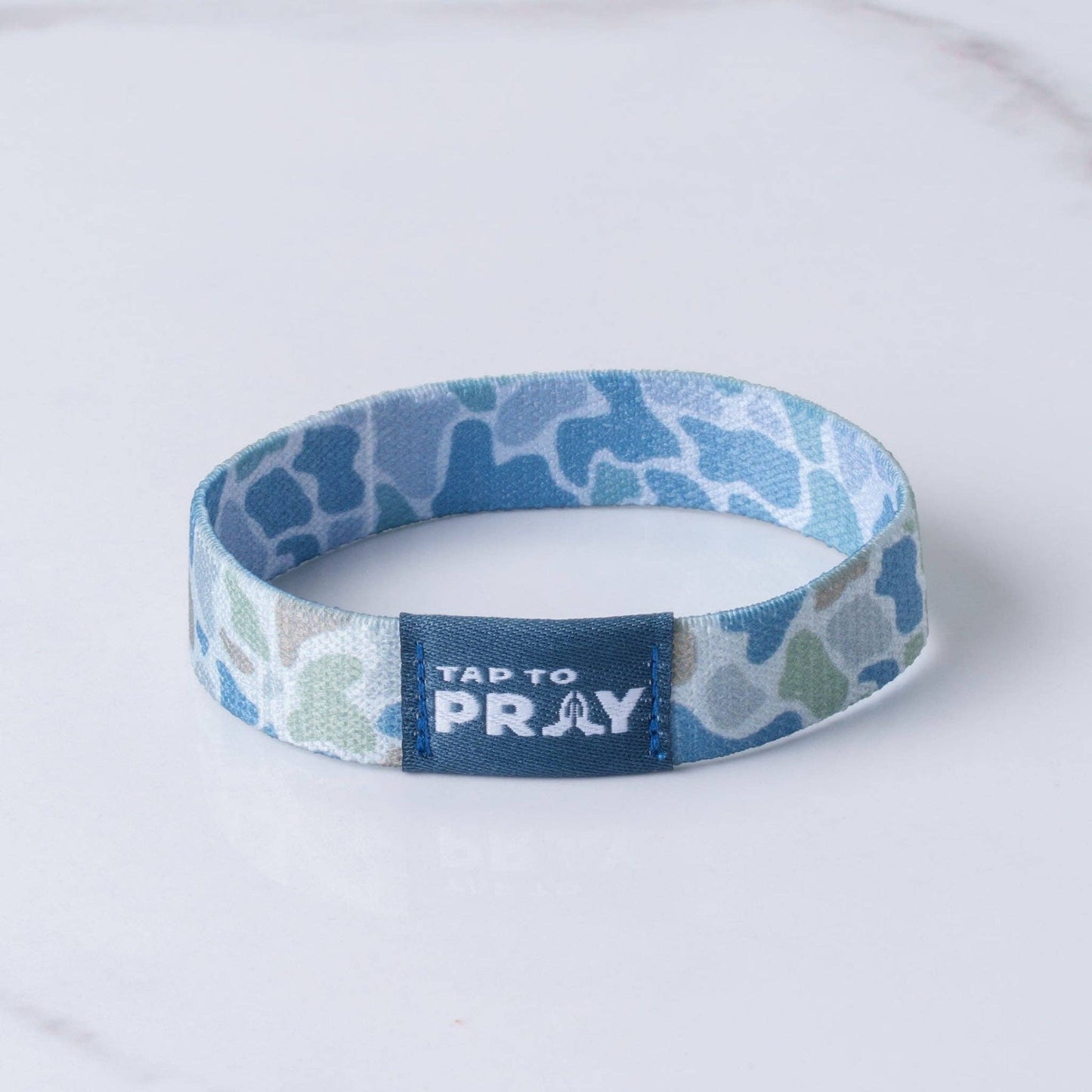 Tap To Pray® Wristband – River Rock Camo - Moss & Slate