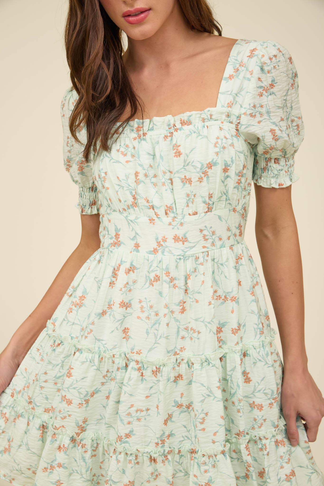 Darla Floral Smocked Dress - Milly's Boutique