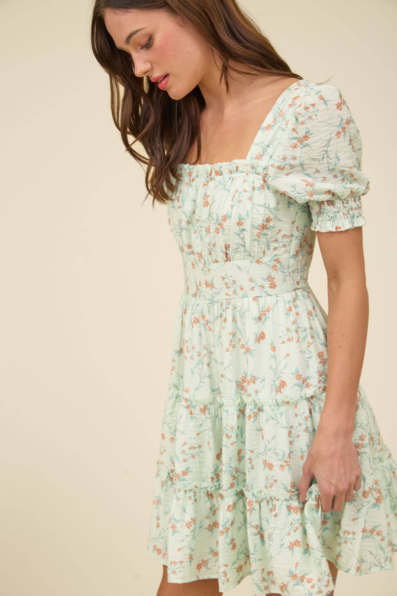Darla Floral Smocked Dress - Milly's Boutique