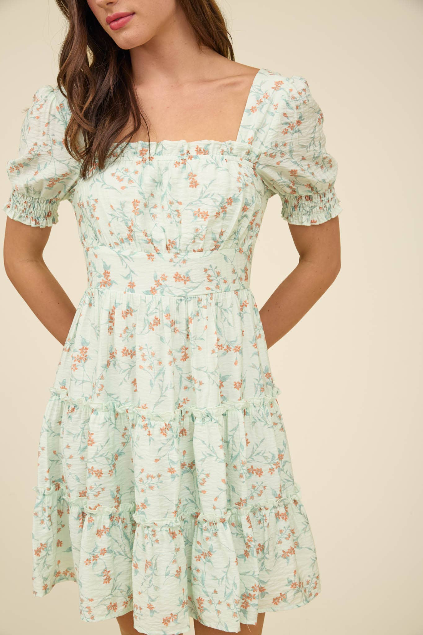 Darla Floral Smocked Dress - Milly's Boutique