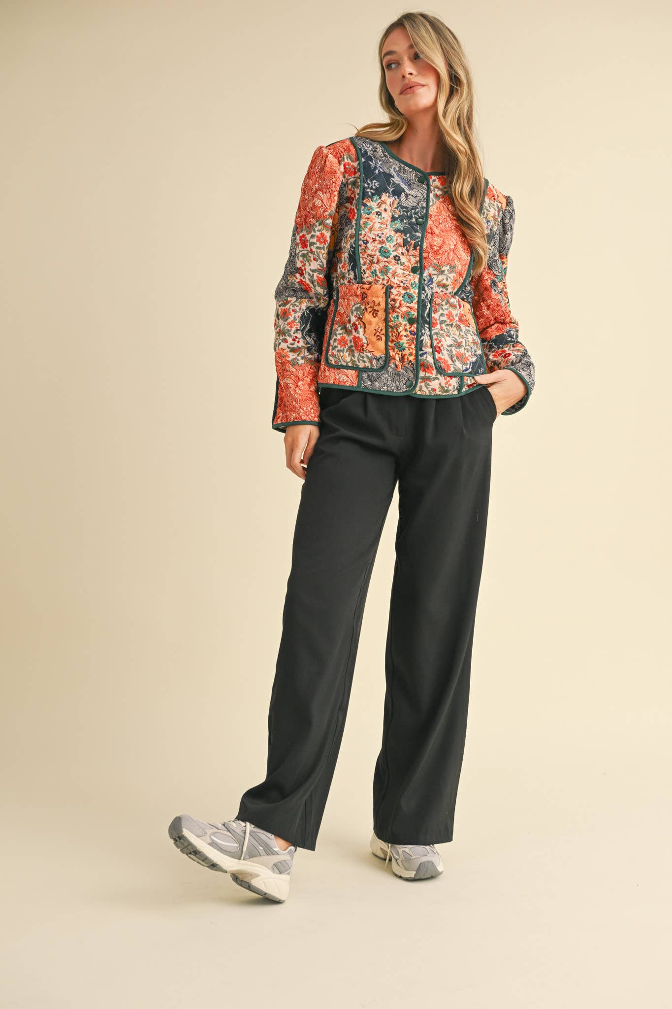 Patchwork Quilted Jacket