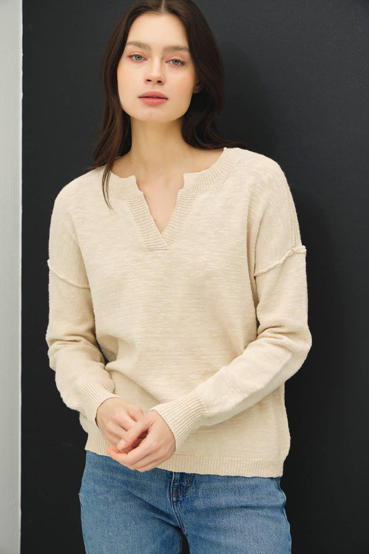 Jeanie V Neck Sweater