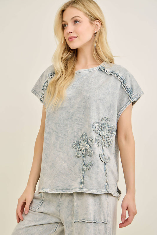Mineral Washed Flower Garden Top