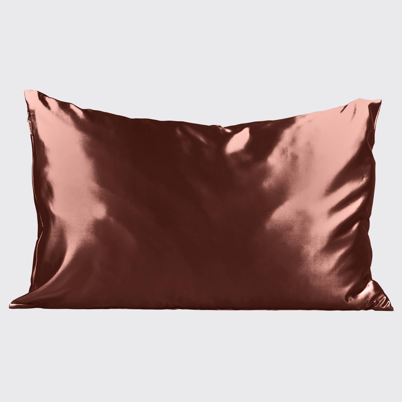 Standard Satin Pillowcase - Chocolate