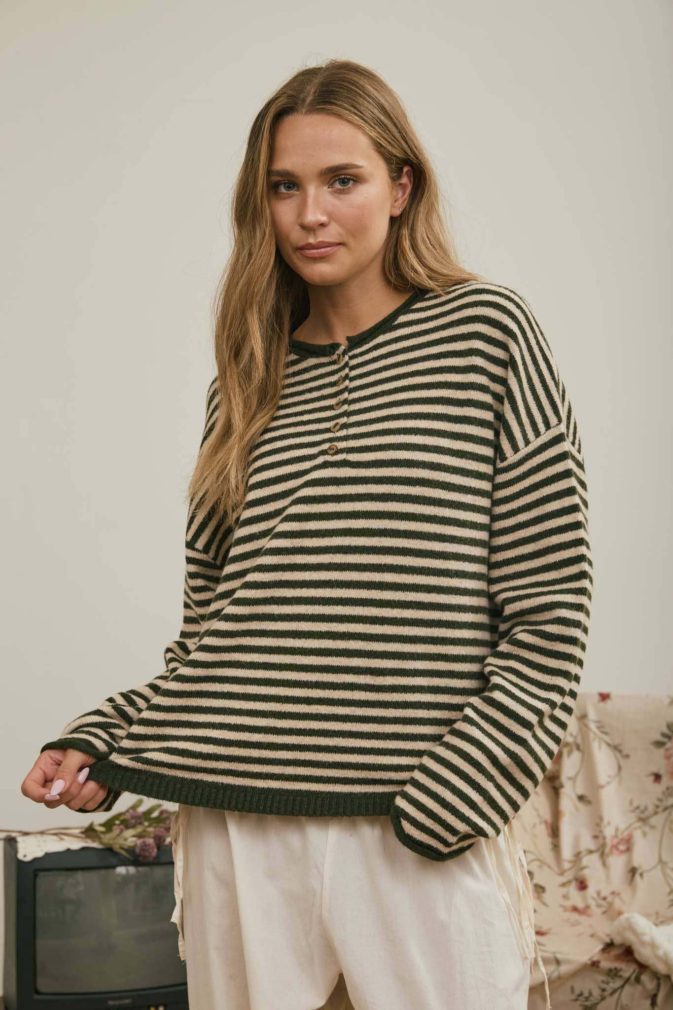 Daria Striped Henley