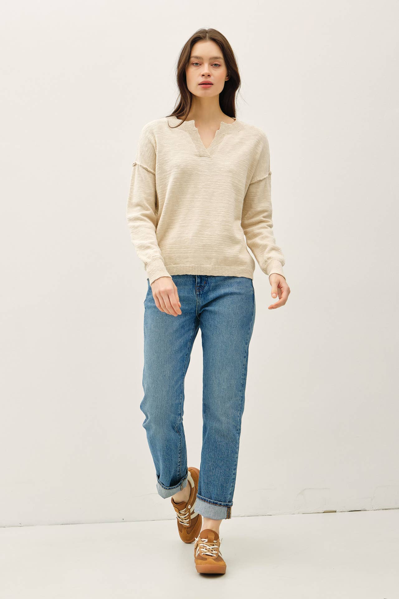 Jeanie V Neck Sweater