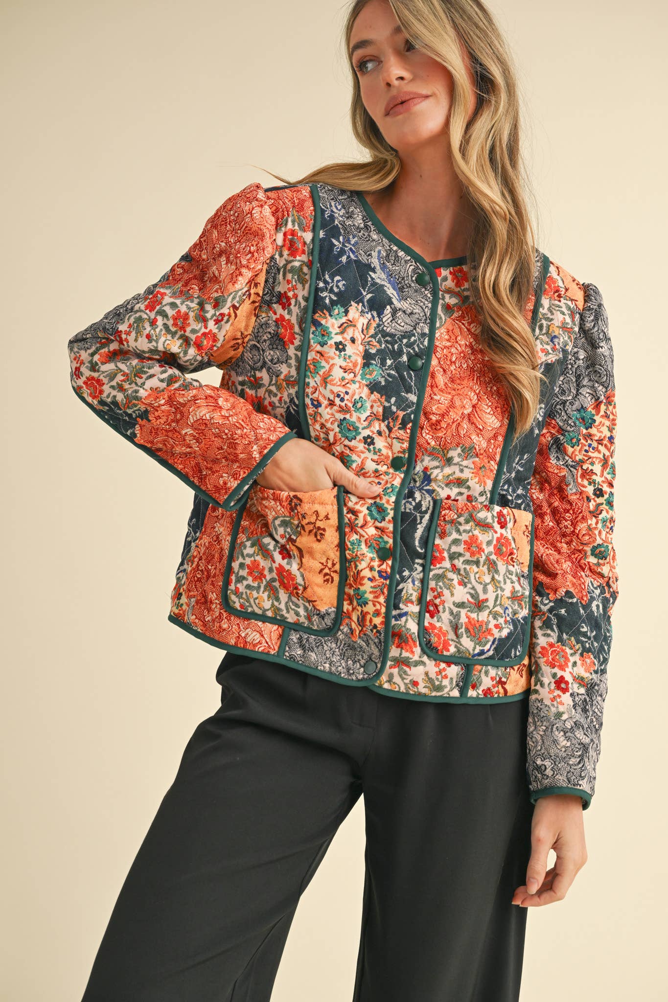 Patchwork Quilted Jacket