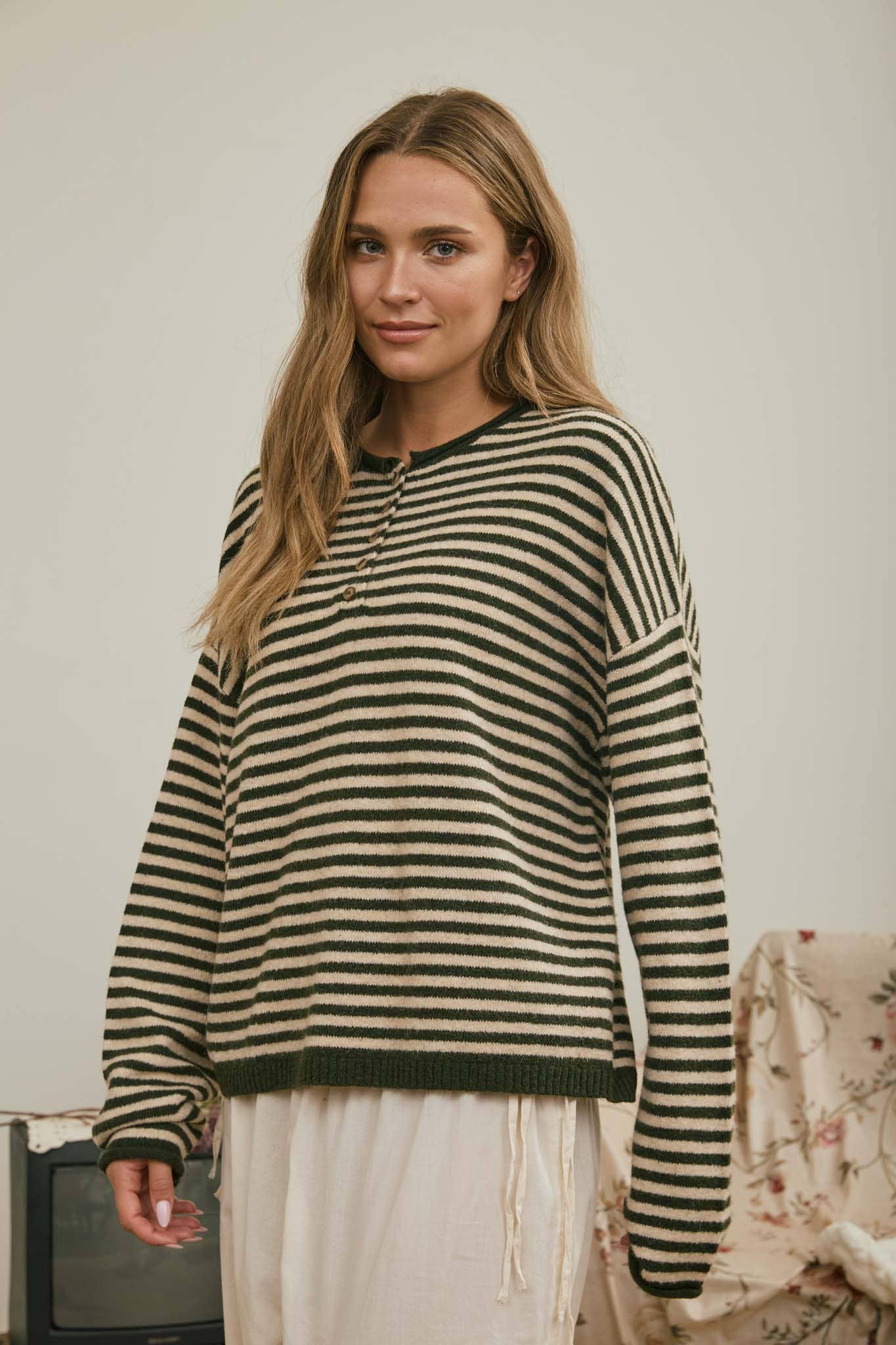Daria Striped Henley