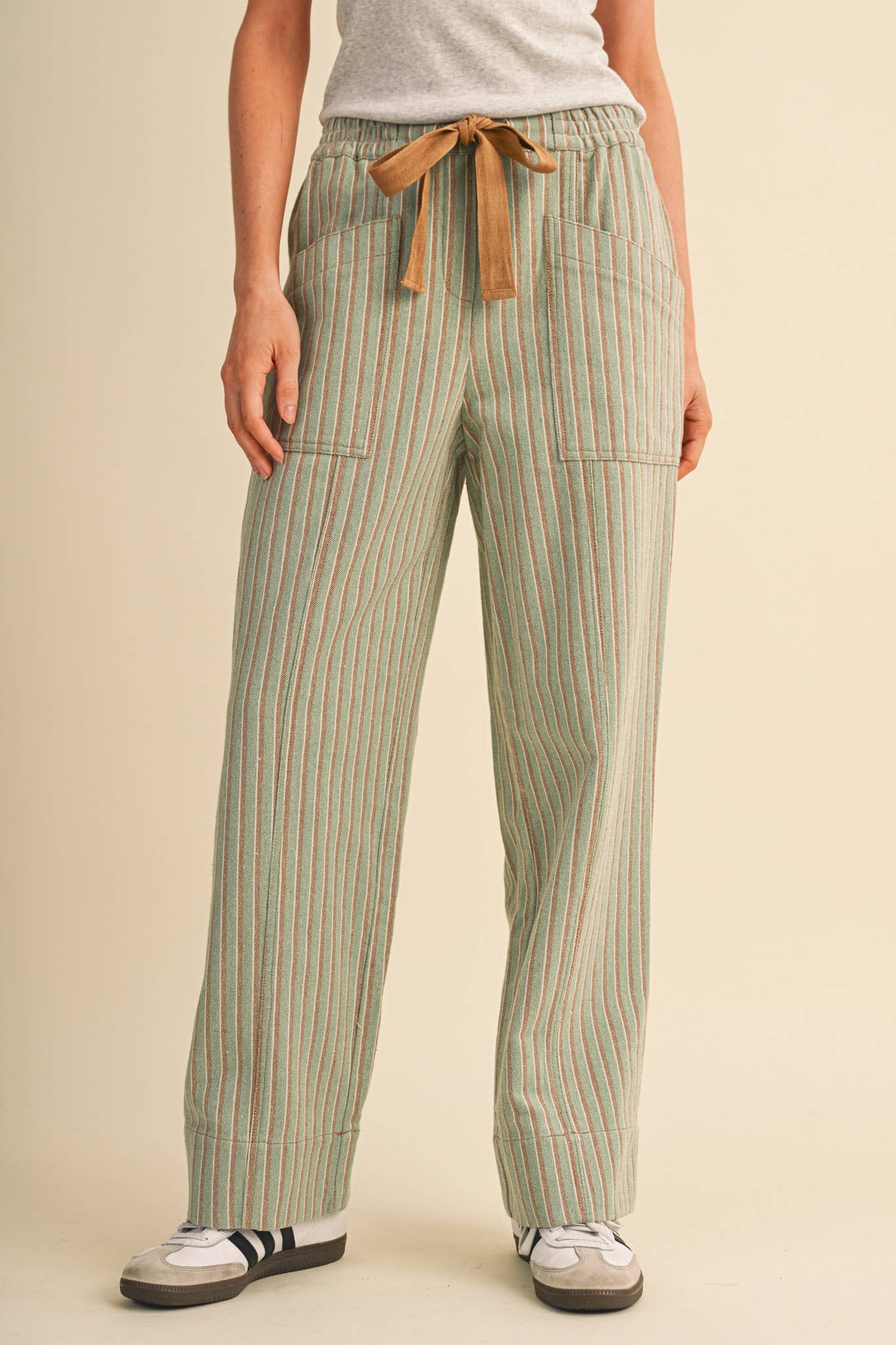 Meadow Stripe Drawstring Pants