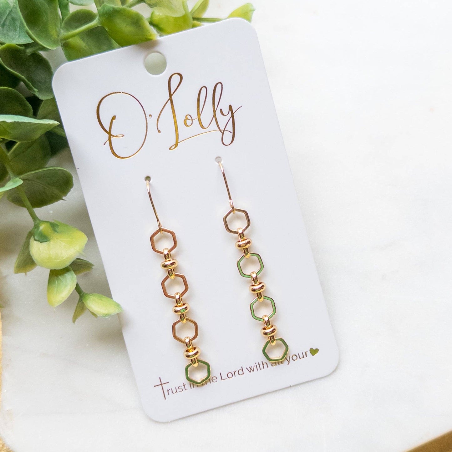 Chain Link Dangle Earring