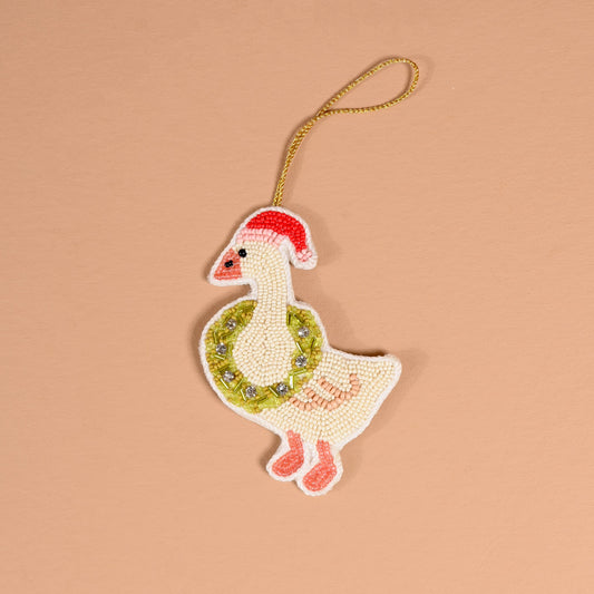 Merry Silly Goose Ornament