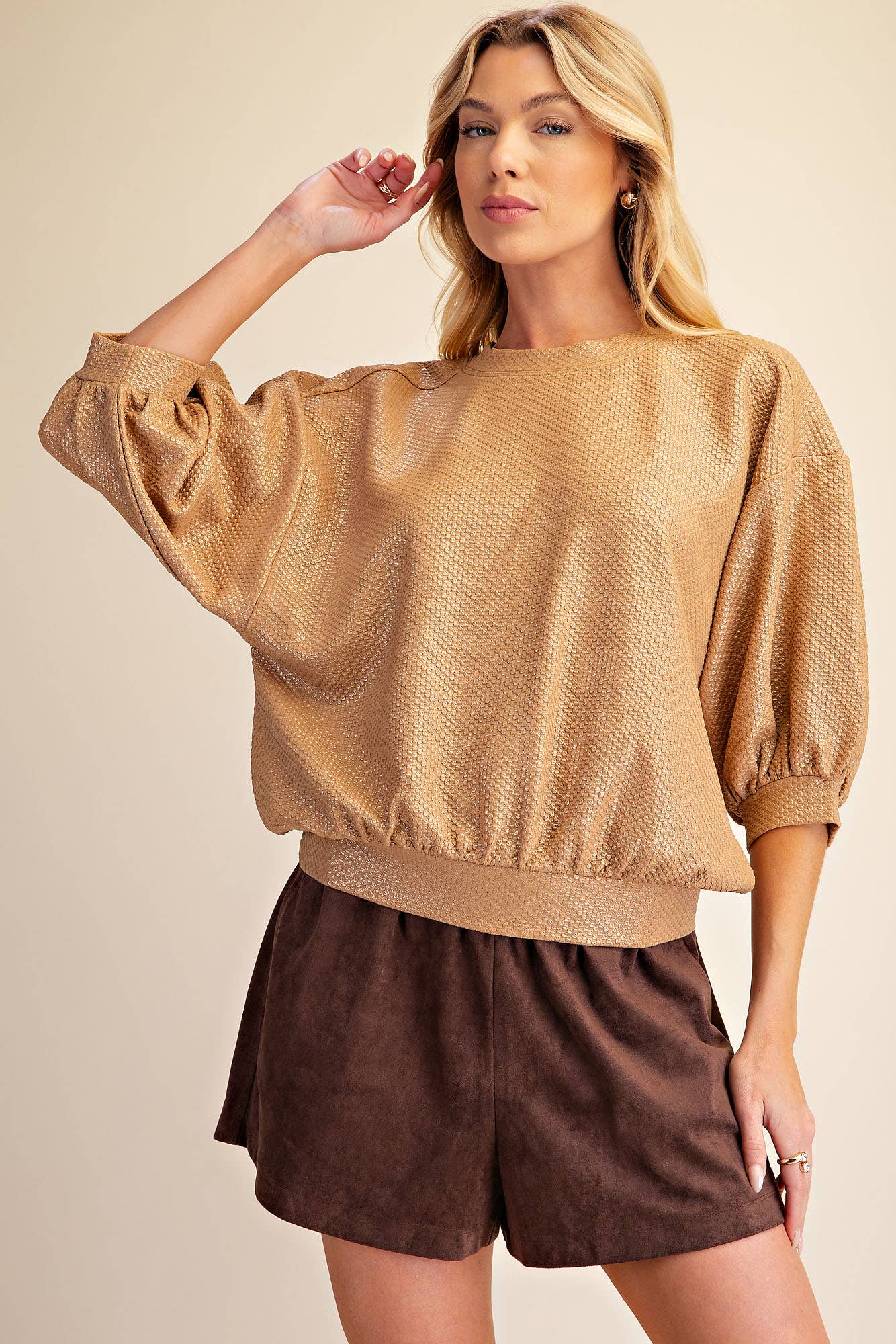 The Glam Metallic Sweatshirts