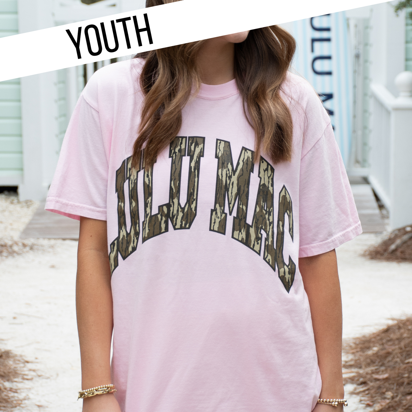 Youth Mossy Oak LULU MAC Tee