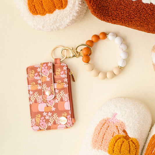 Harvest Blooms Keychain Wallet-
