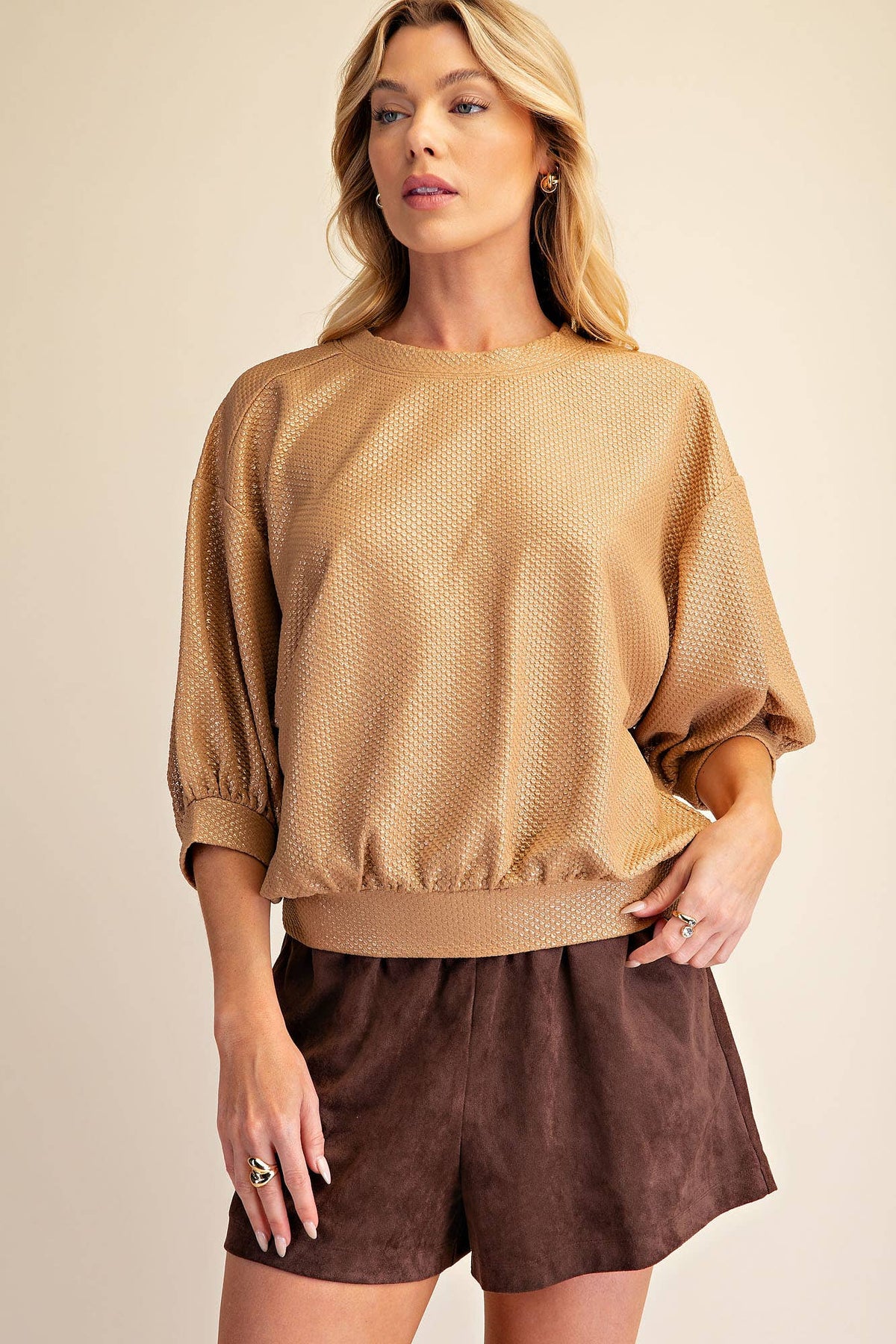 The Glam Metallic Sweatshirts