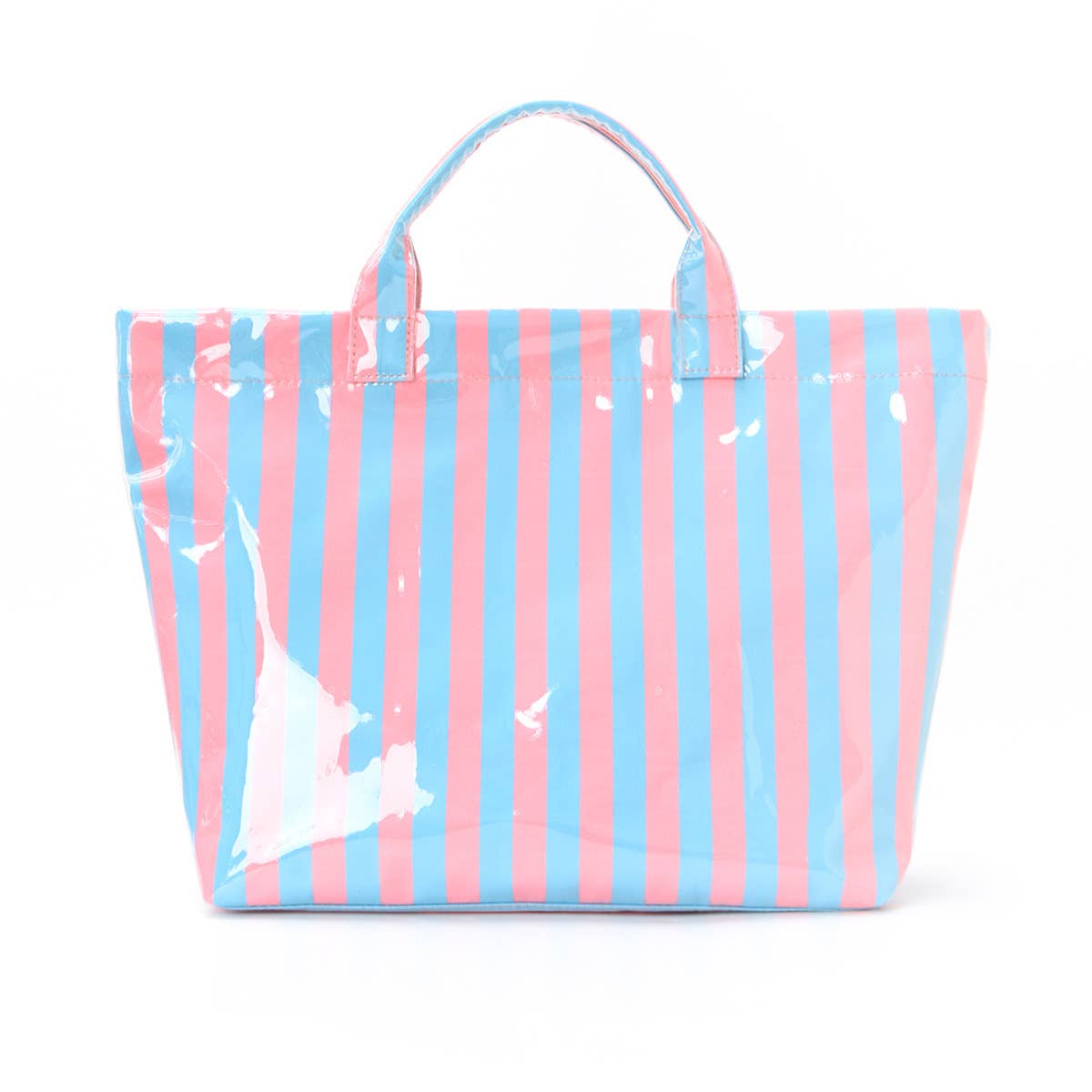 Striped Waterproof Tote Bag