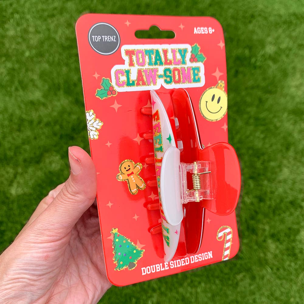 Feeling Jolly Claw Clip - Milly's Boutique