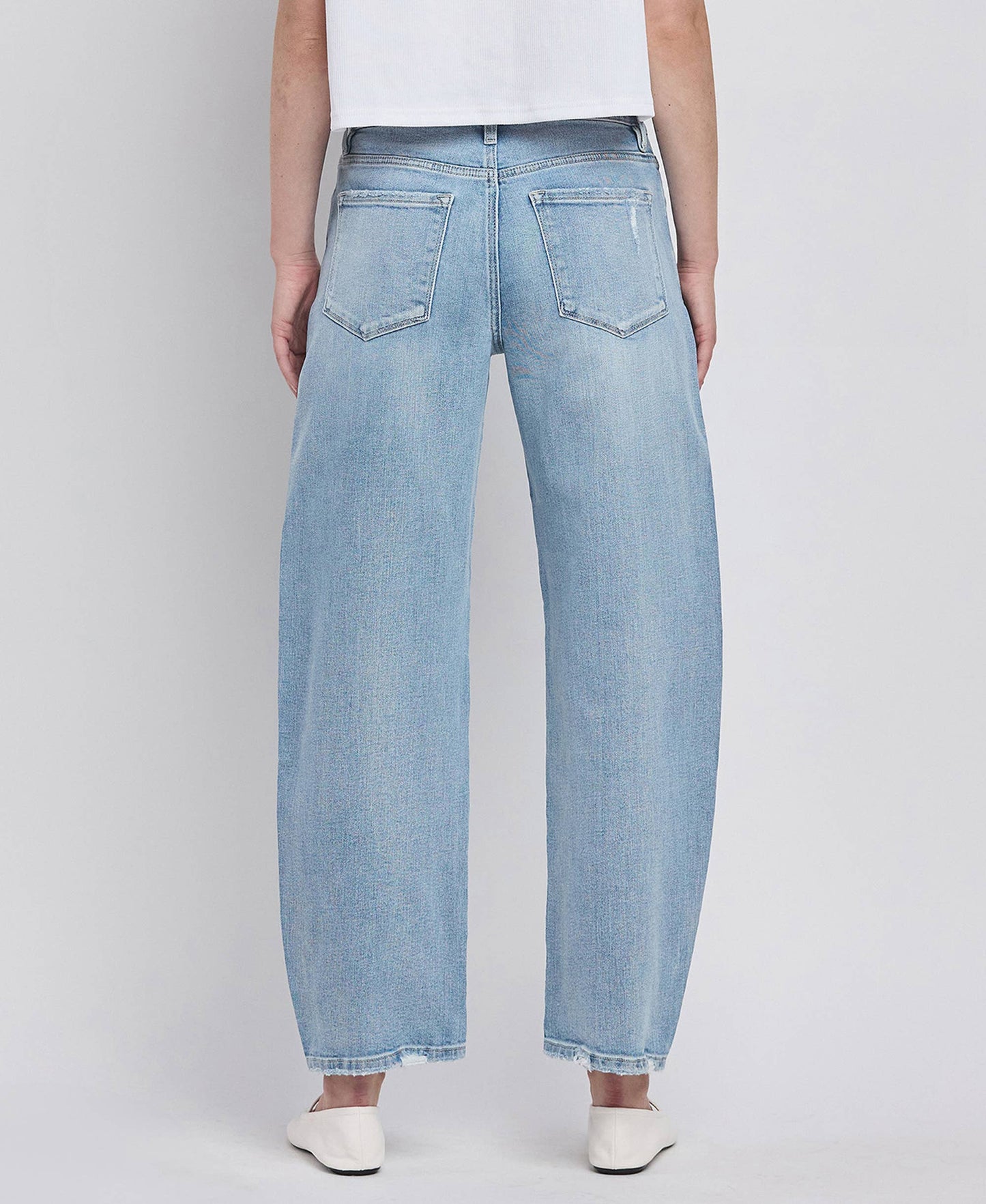 High Rise Barrel Jean