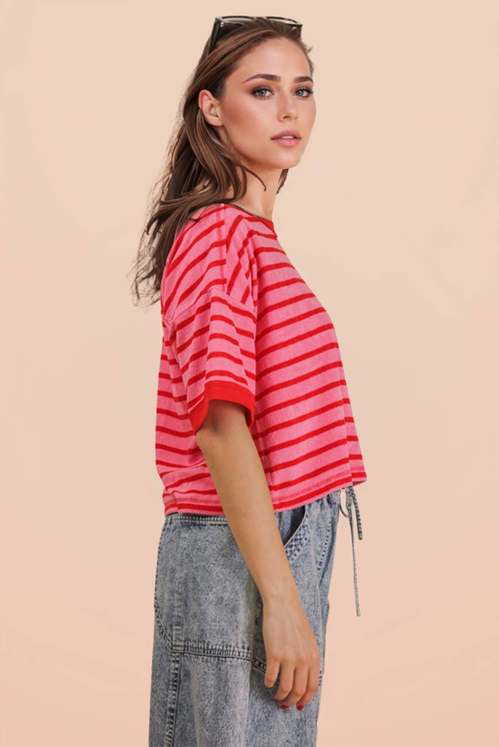 Hadley Striped Terry Top