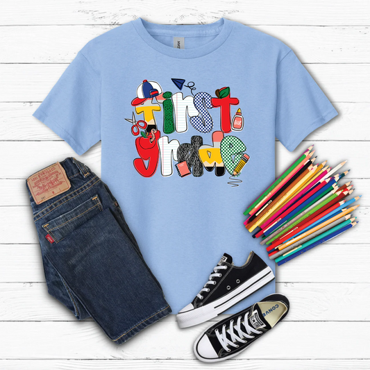 First Grade Back to School Tee - Milly's Boutique