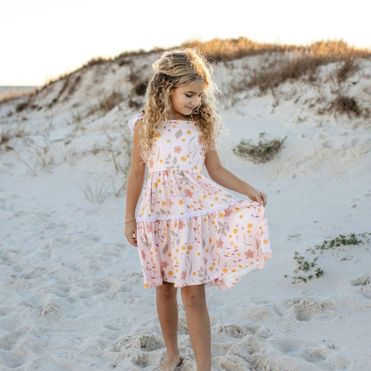 Floral Double Tiered Dress - Milly's Boutique