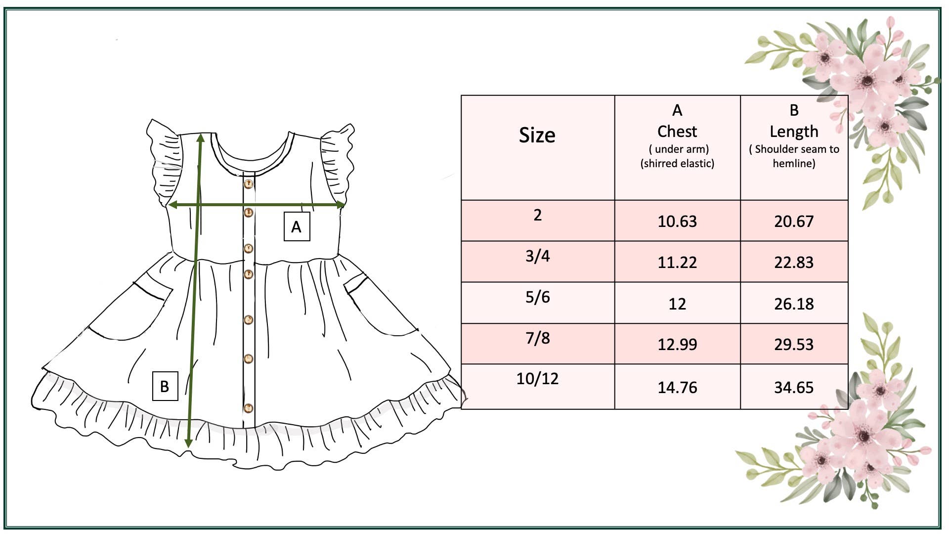 Hadley Floral Pocket Ruffle Dress - Milly's Boutique