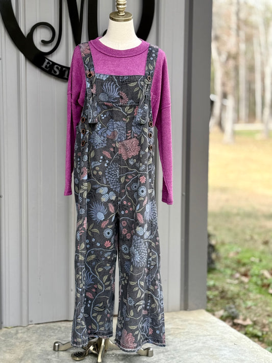 Hazel Printed Overall - Milly's Boutique