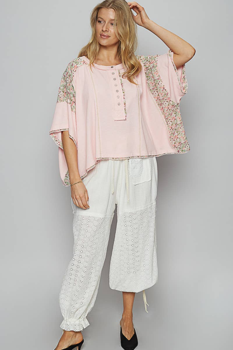 Hope Floral Patch Top - Milly's Boutique