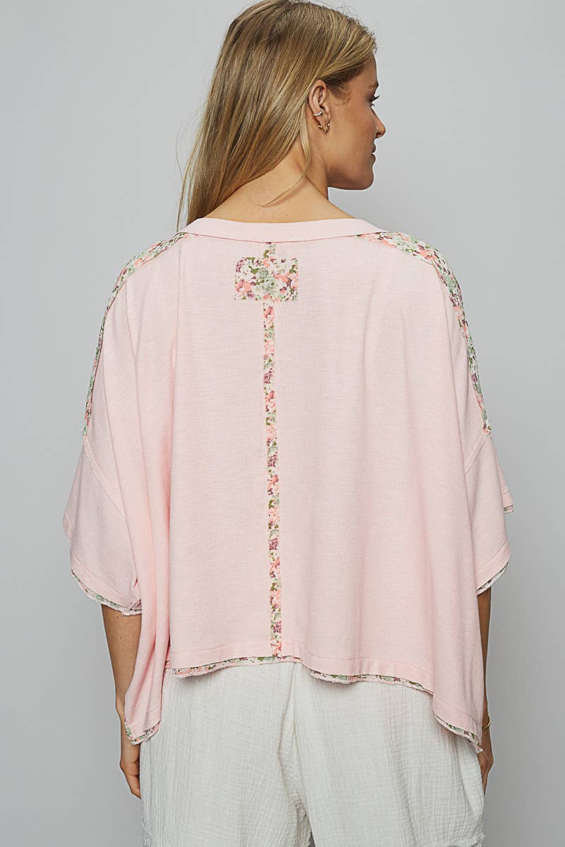 Hope Floral Patch Top - Milly's Boutique
