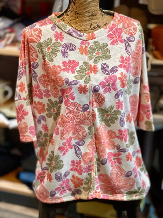 Mitzi Floral Print Top