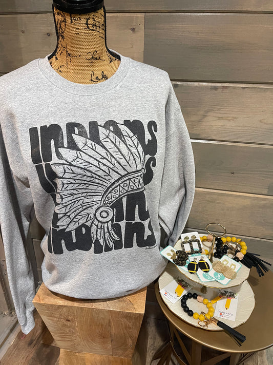 INDIAN Mascot Sweatshirt - Milly's Boutique