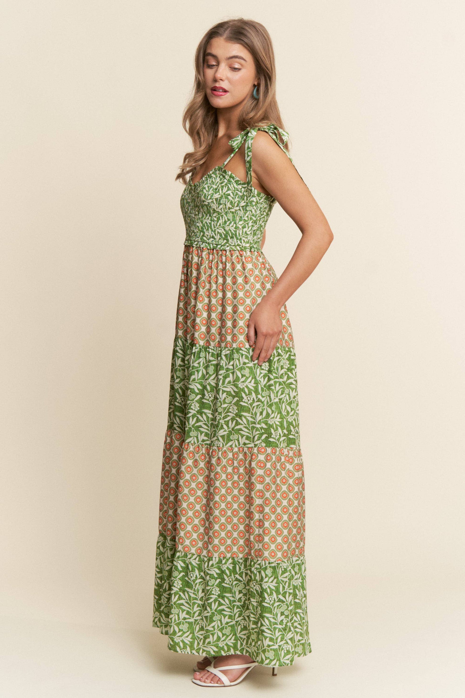 Jade Boho Smocked Wide Leg Jumpsuit - Milly's Boutique