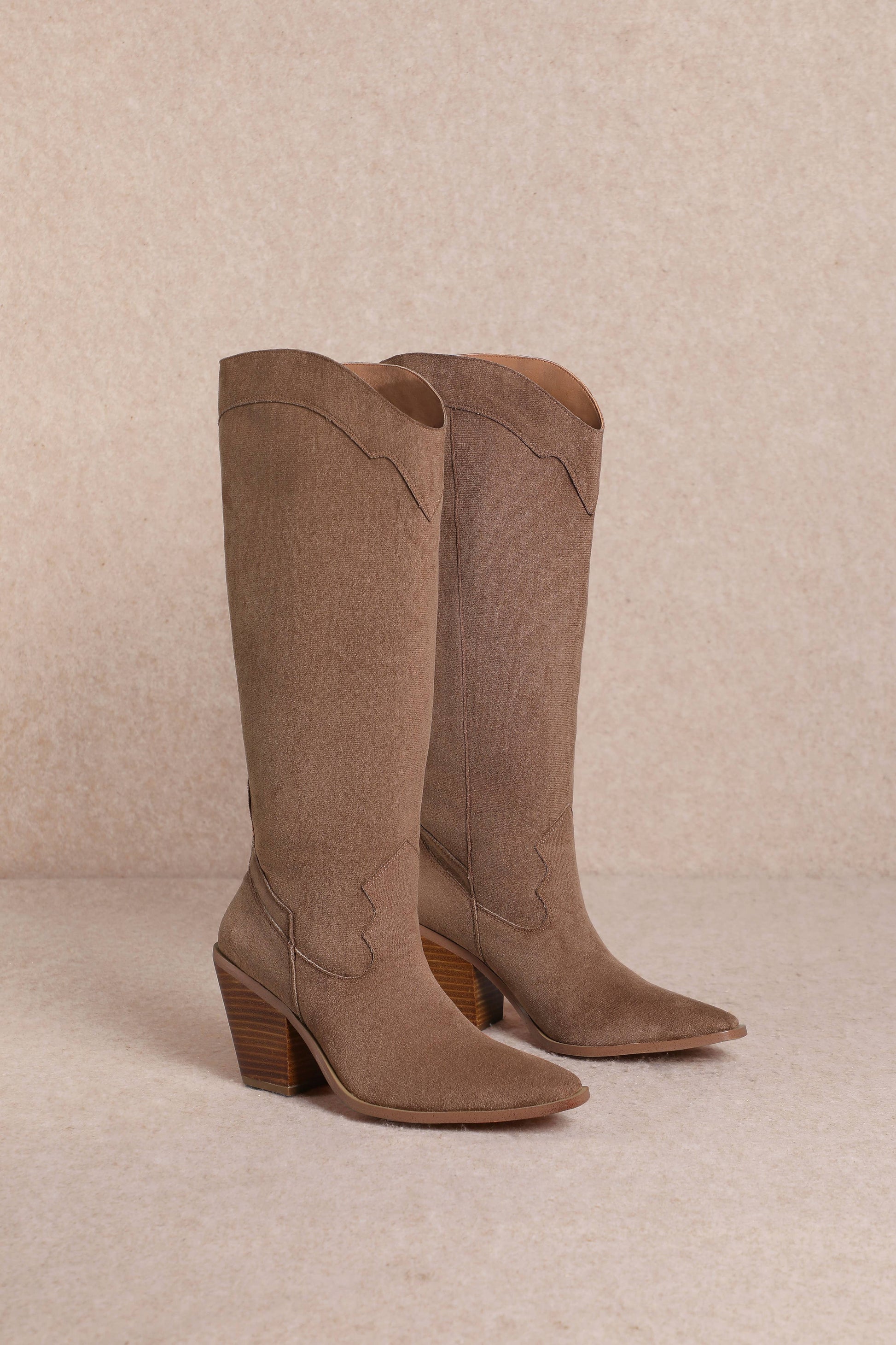 Kendra Suede Tall Boot - Milly's Boutique