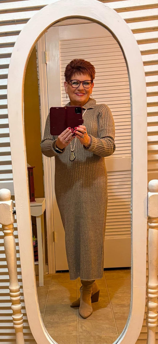 Leah Sweater Dress - Milly's Boutique