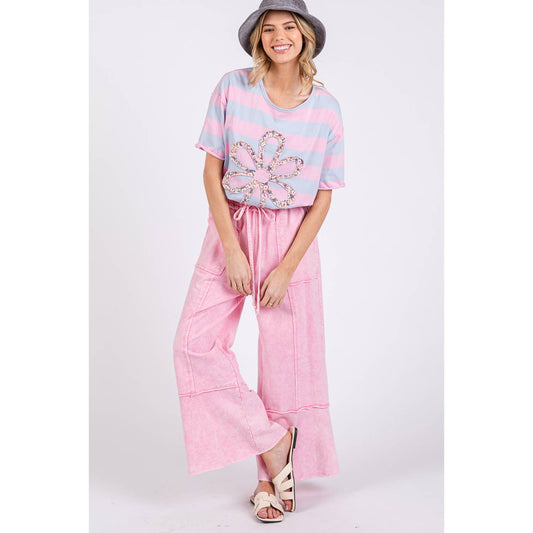 Mineral Washed Terry Pants - Milly's Boutique