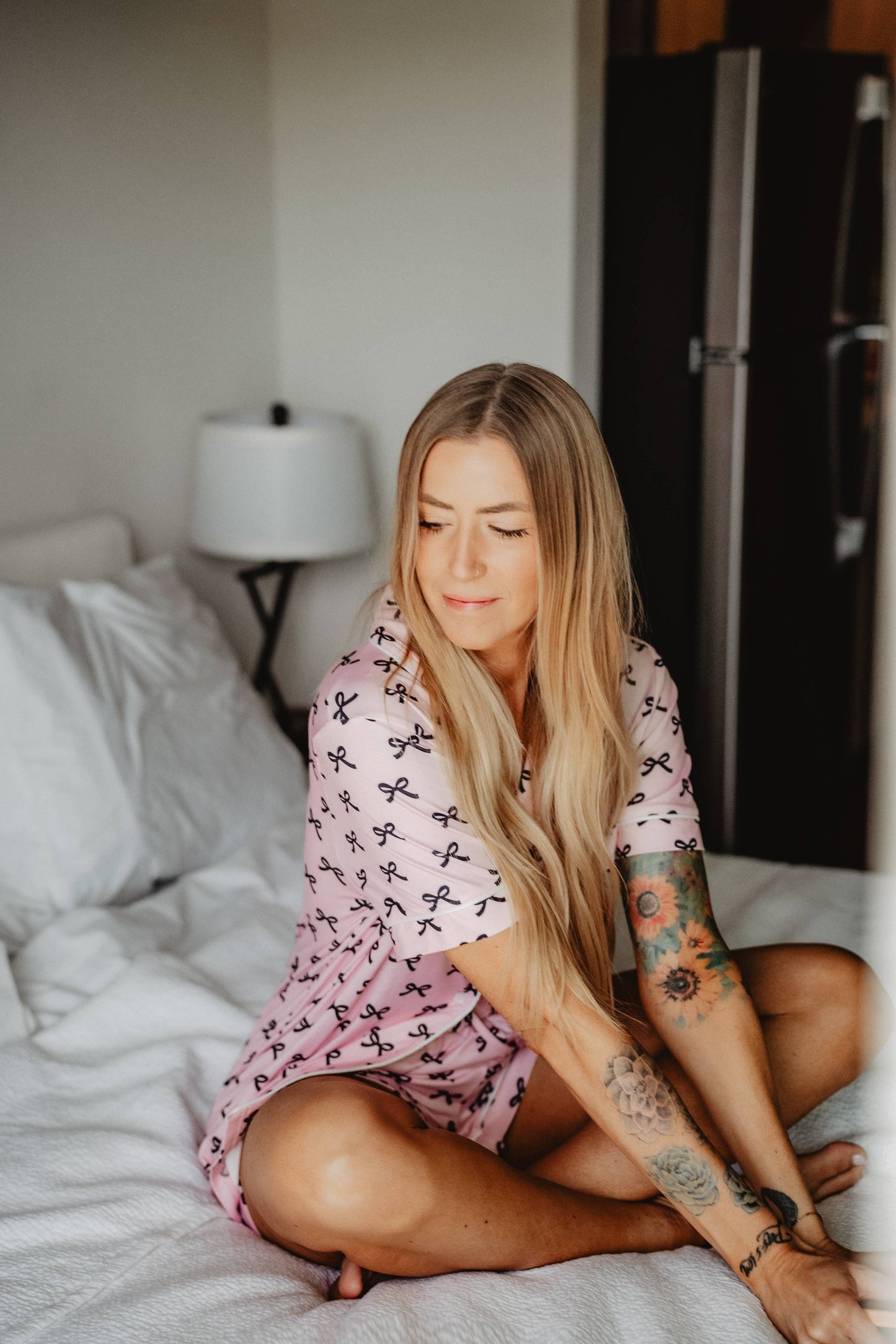 Mini Coquette Bow Pajama Set - Milly's Boutique