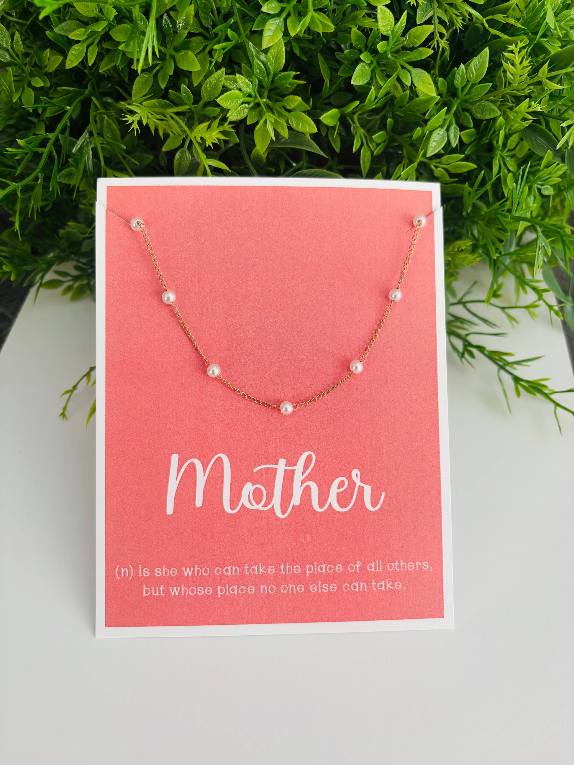 Mother's Day Adjustable Pearl Necklace - Milly's Boutique