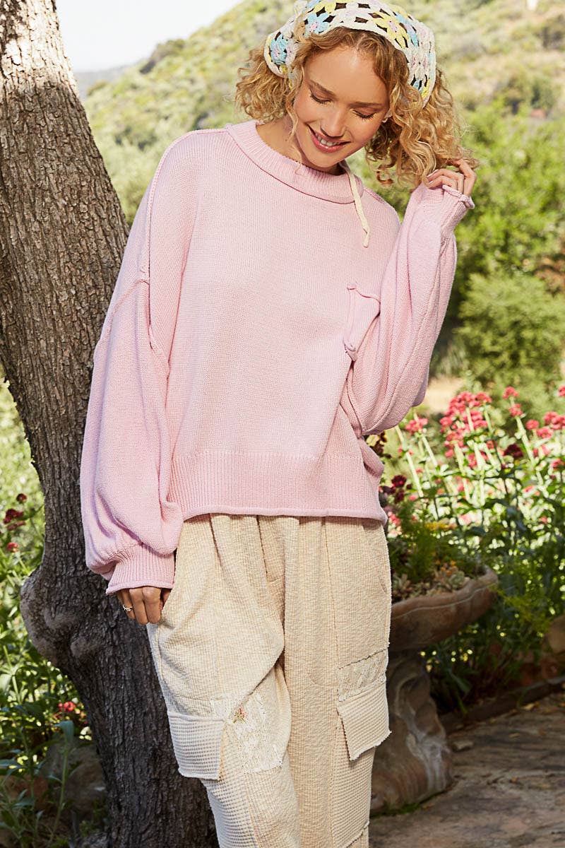Oversized Balloon Sleeve Sweater - Milly's Boutique