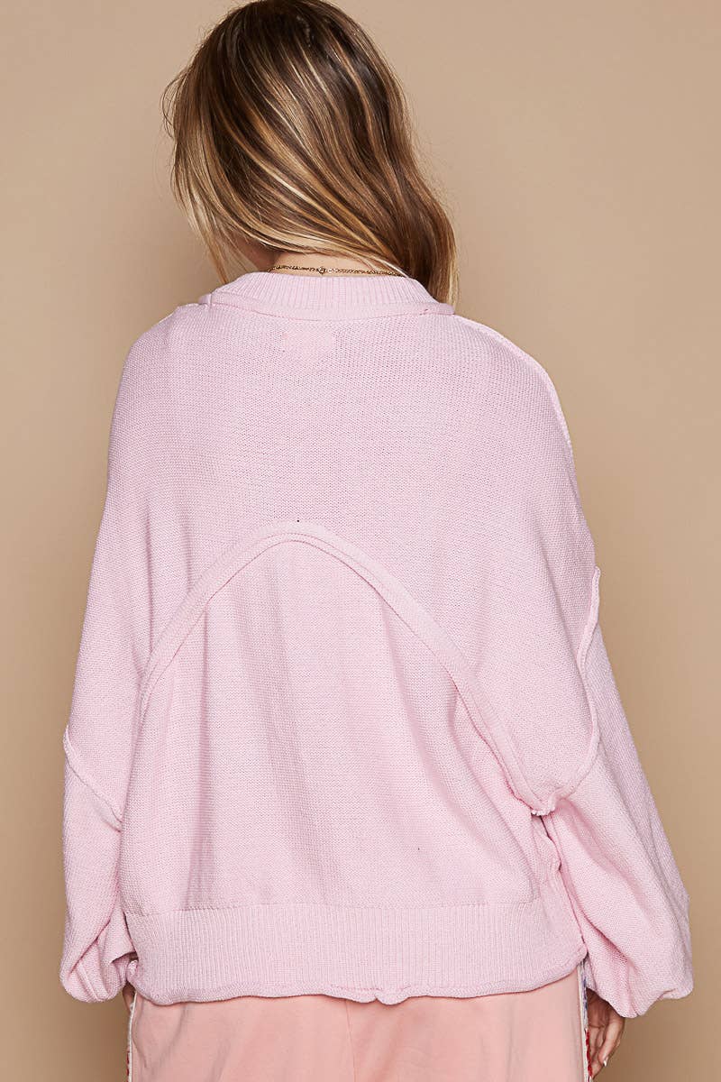 Oversized Balloon Sleeve Sweater - Milly's Boutique