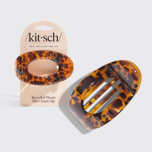 Recycled Plastic Large Flat Cloud Clip - Tort - Milly's Boutique