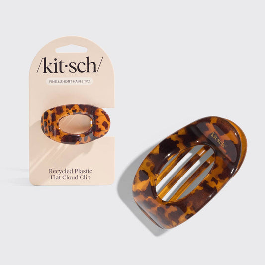 Recycled Plastic Small Flat Cloud Clip - Tort - Milly's Boutique