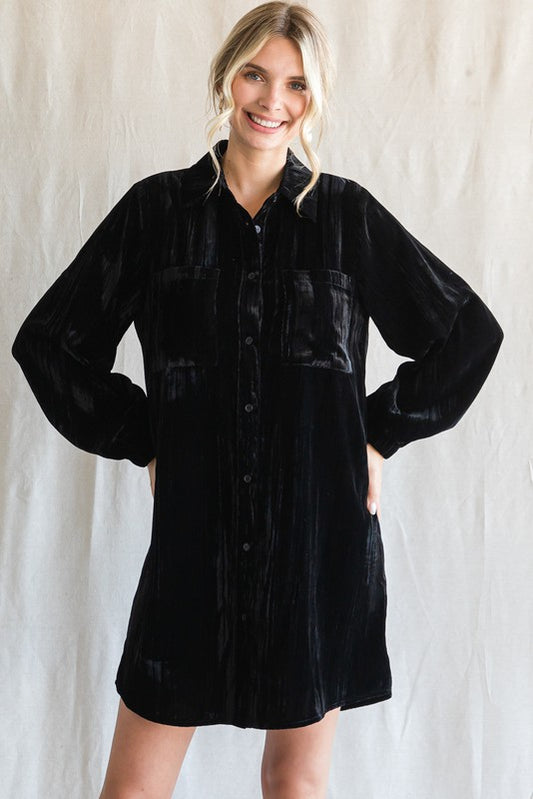 Sam Velvet Dress - Milly's Boutique